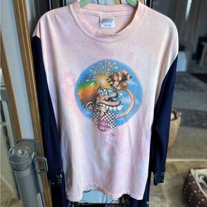 Handcrafted Grateful Dead Band Tee Top ONE OF A KIND